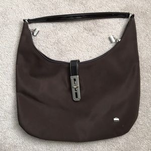 La Bagagerie hobo style nylon bag.